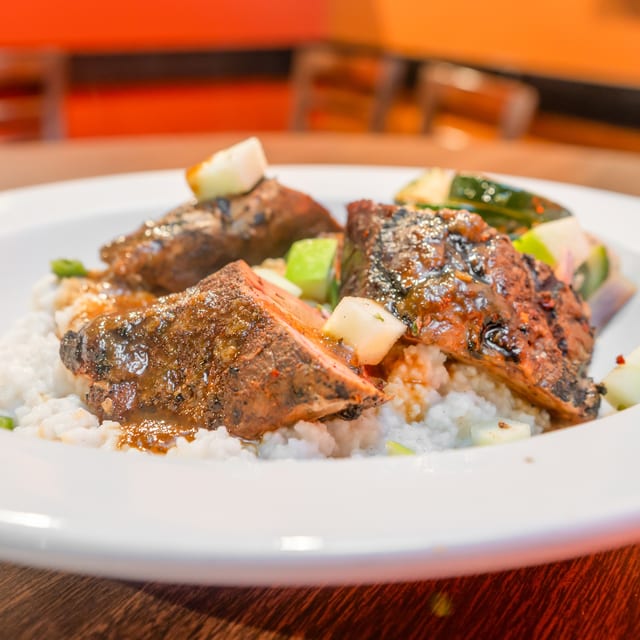 Root Beer & Molasses-Braised Pork.