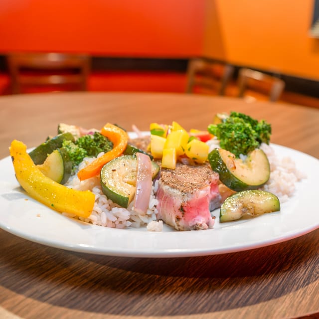 Seared Yellowfin Tuna.